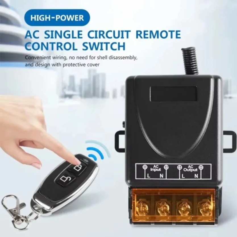 Shelly Relay Module - 433MHz Wireless Remote Switch DC12V-72V 30A