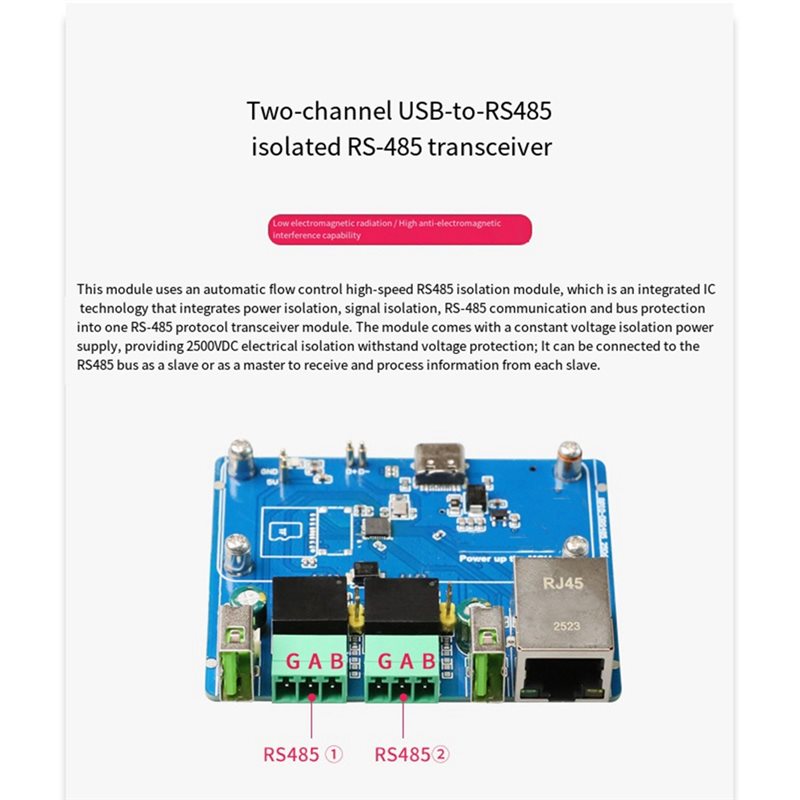FEDI-Rpi0-DRS485 Dual RS485 Ex - Pi Zero W Board recension och pris
