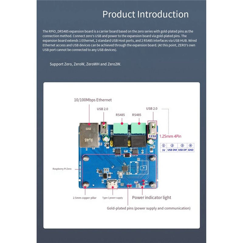 For Raspberry Pi Rpi0-DRS485 E - Pi Zero W Board recension och pris