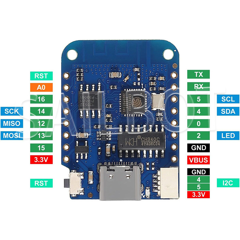 1-10PCS WeMos D1 Mini ESP8266  - Esp8266 Nodemcu Board recension och pris