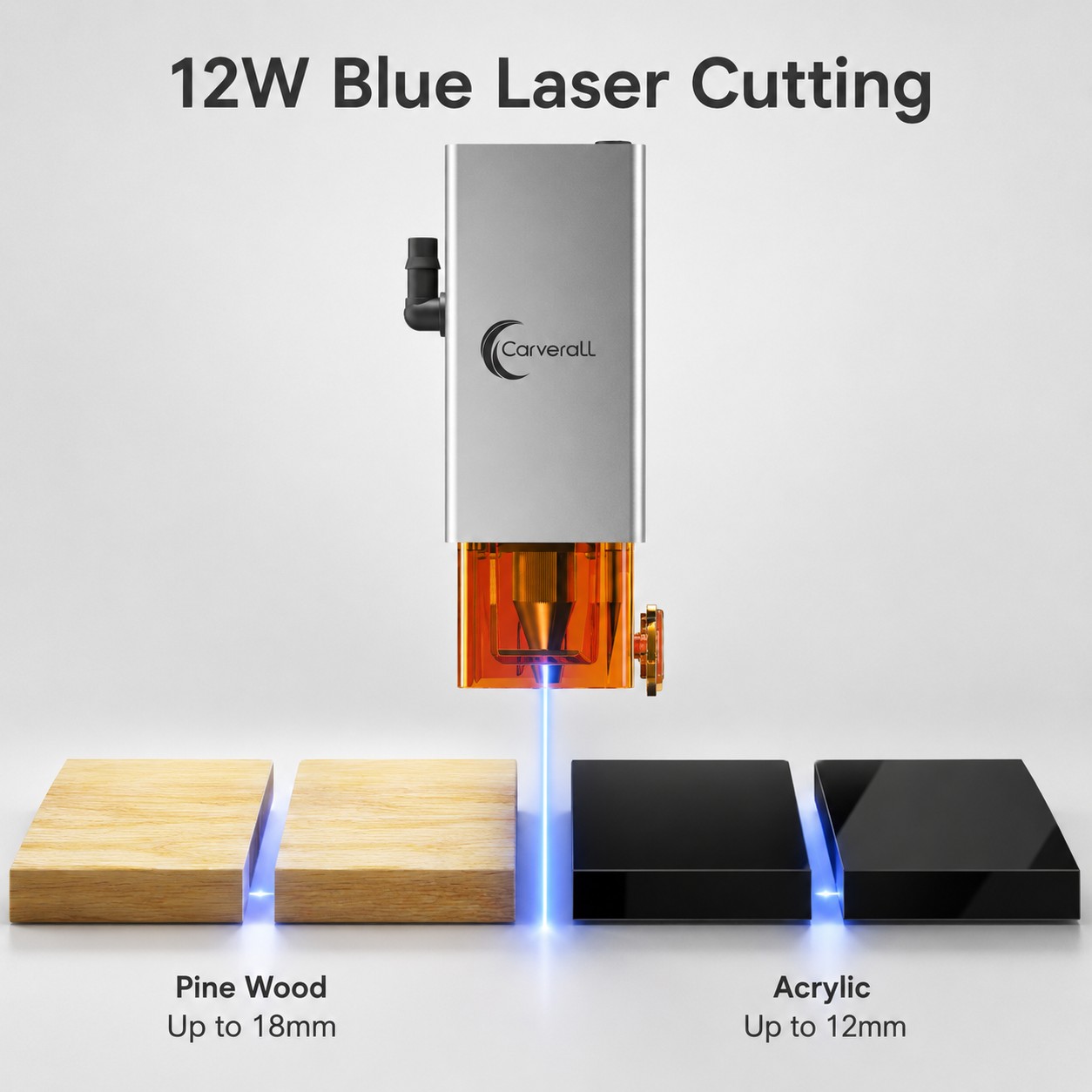 K15 PRO 12W Laser Engraver Cut - Home Automation Diy recension och pris