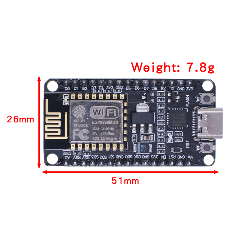Wireless Module NodeMCU CP2102 - Esp8266 Nodemcu Board recension och pris