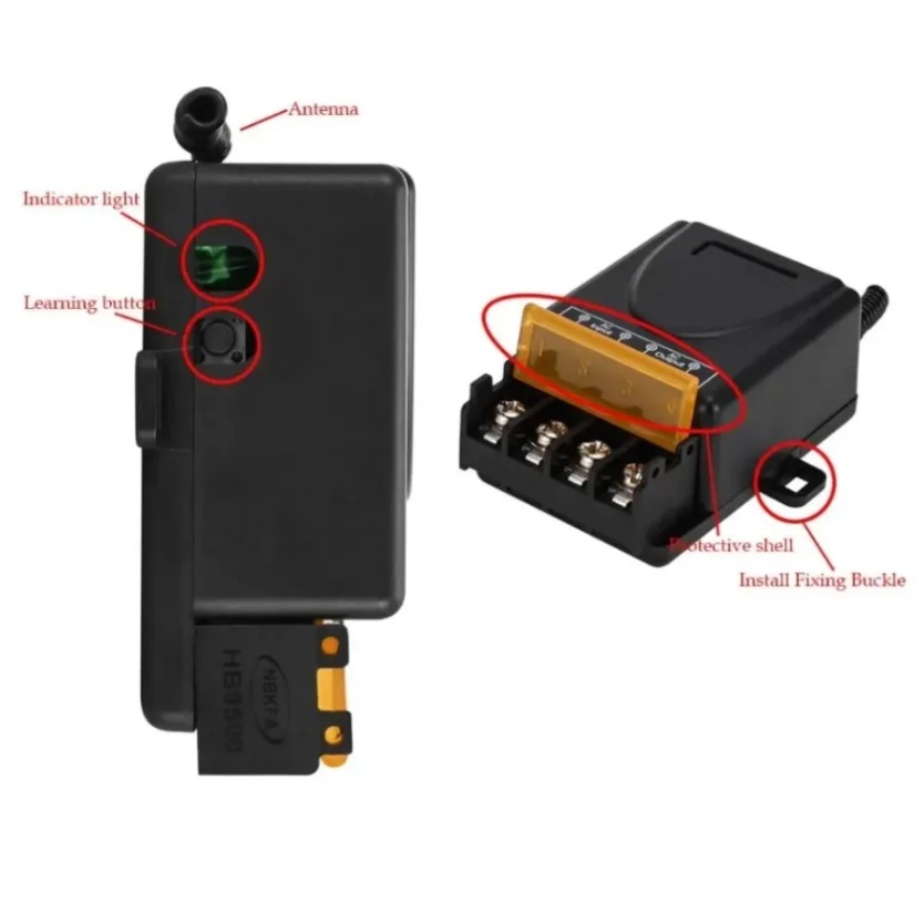 433MHz Wireless Remote Switch  - Shelly Relay Module recension och pris
