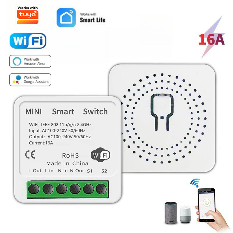 MINI 16A Wifi Switch DIY 1-way - Diy Home Automation Controller recension och pris
