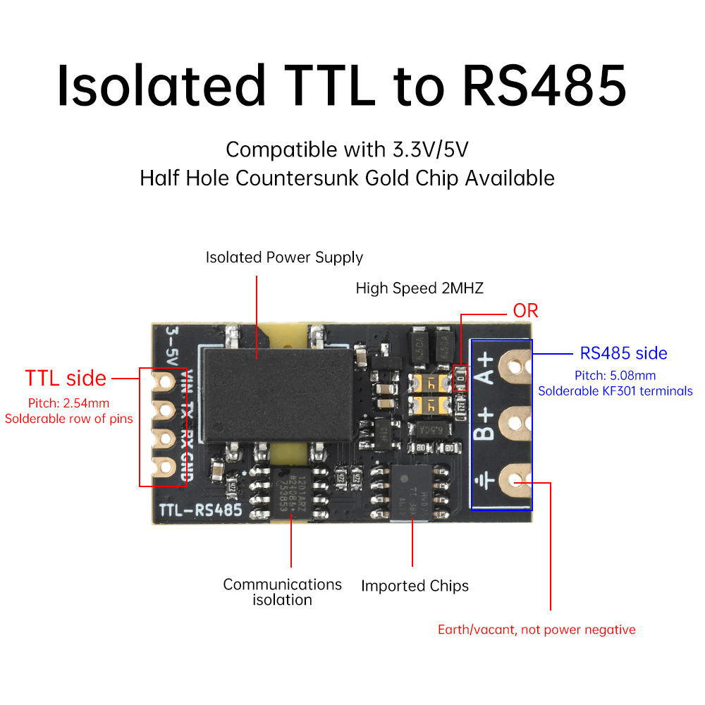 Isolated TTL to RS485 Converte - Shelly Relay Module recension och pris