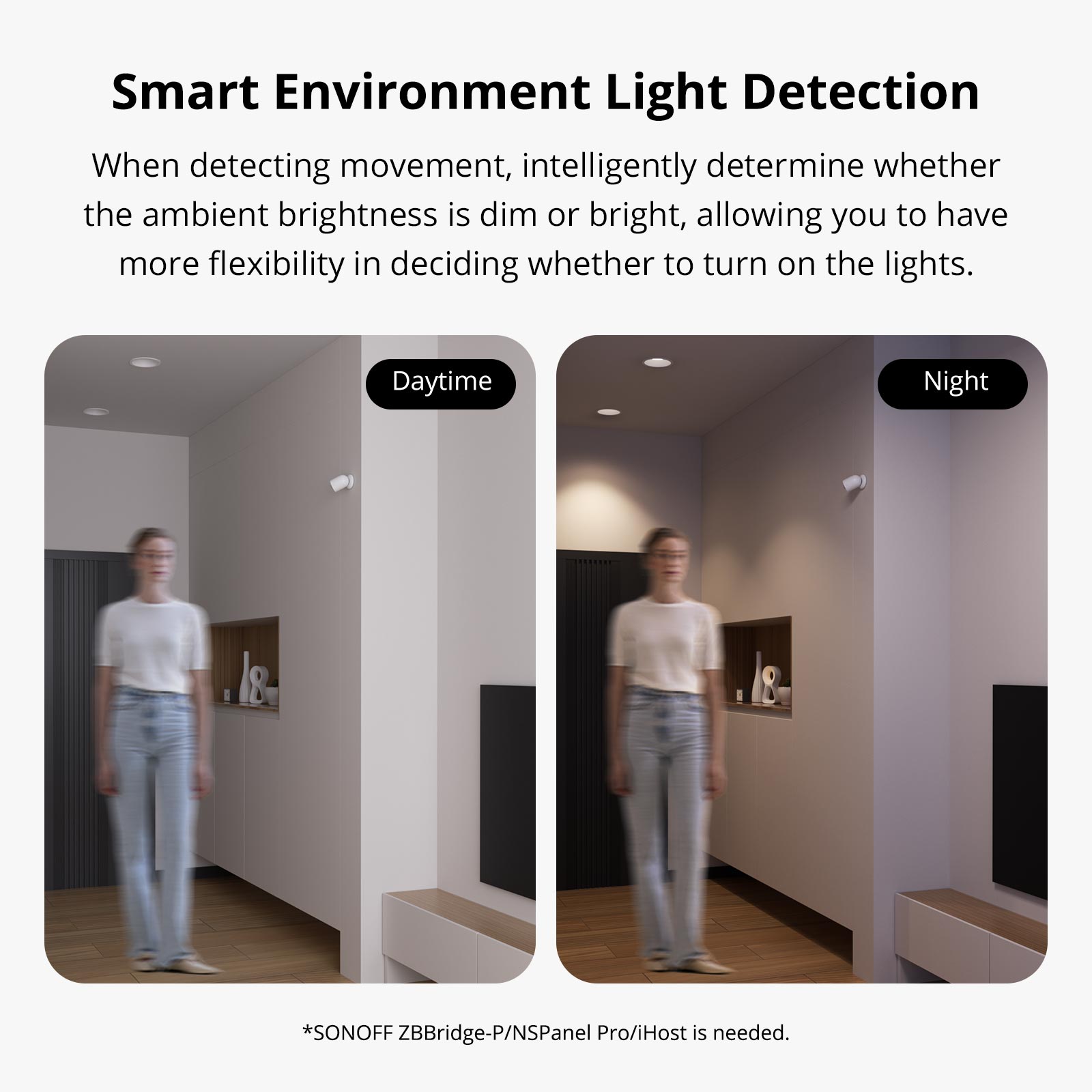 SONOFF SNZB-03P ZigBee Motion  - Sonoff Basic Switch recension och pris